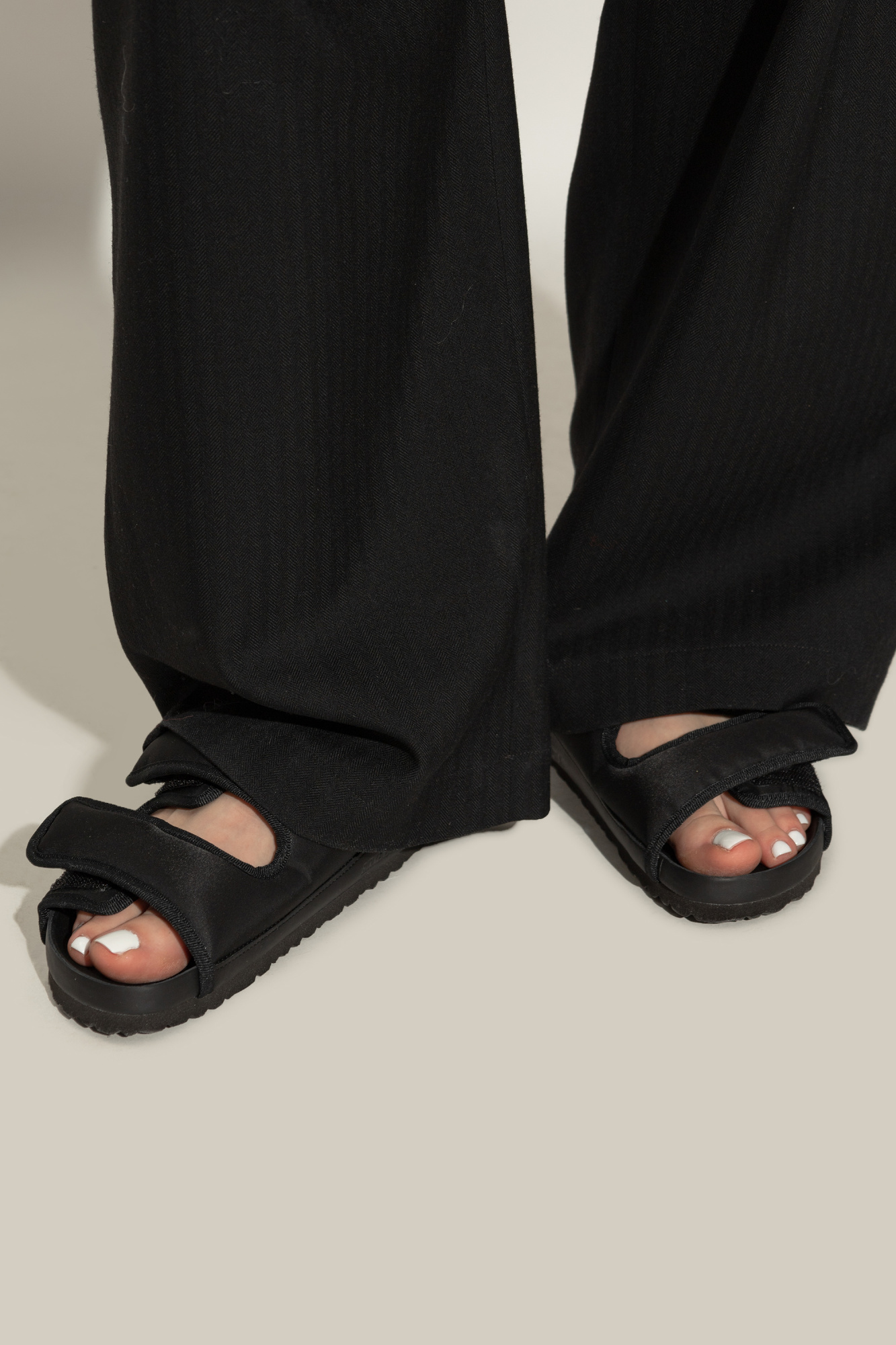 サンダル Birkenstock 1774 Black Fabric Cosny Slippers 1774 Arizona Cosny Nylon Black | BIRKENSTOCK